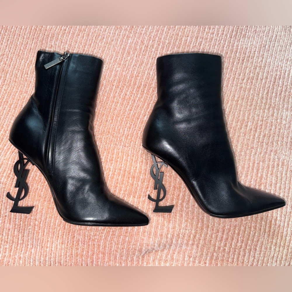 Saint Laurent YSL Heeled Boots - Picture 7 of 8